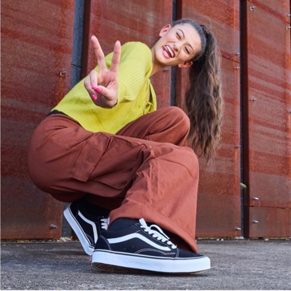 VANS Black Suede and Canvas Sneakers